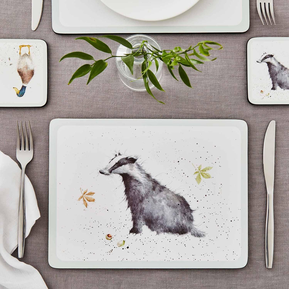 Wrendale Designs 30cm Set of 6 Wrendale MDF Wildlife Placemats
