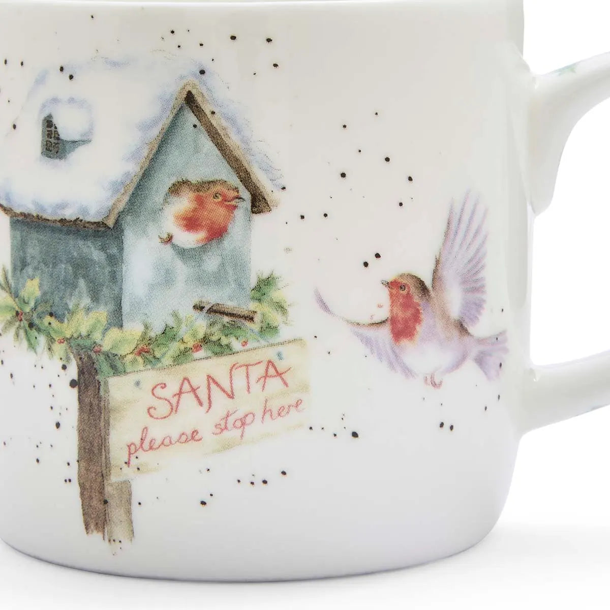 Wrendale Designs 310ml Santa Stop Here Mug