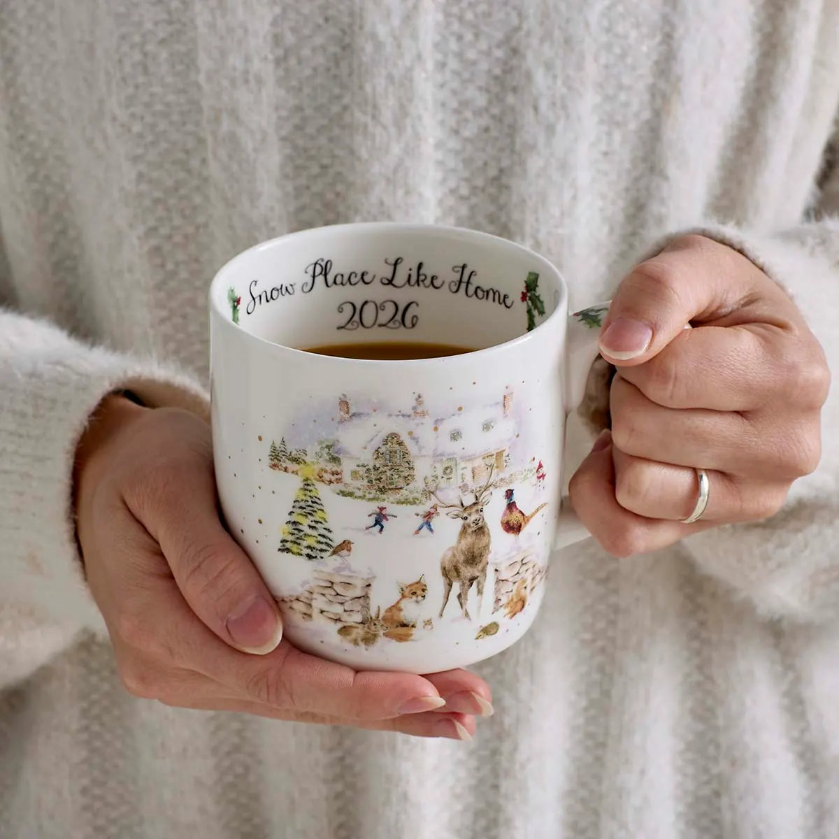 Wrendale Designs 400ml Snow Place Like Home 2026 Annual Mug