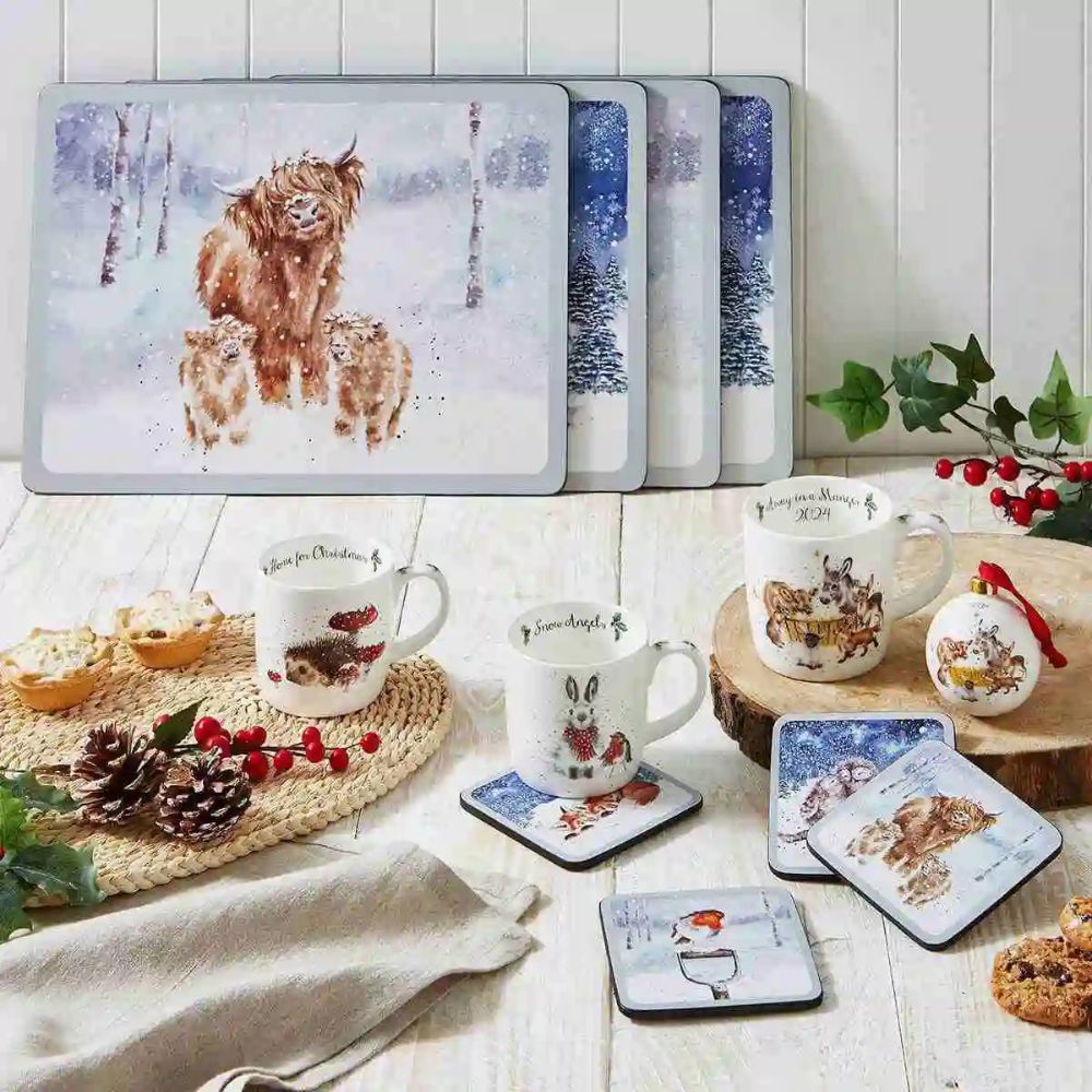Wrendale Designs No Place Like Home Mug & Tray Set