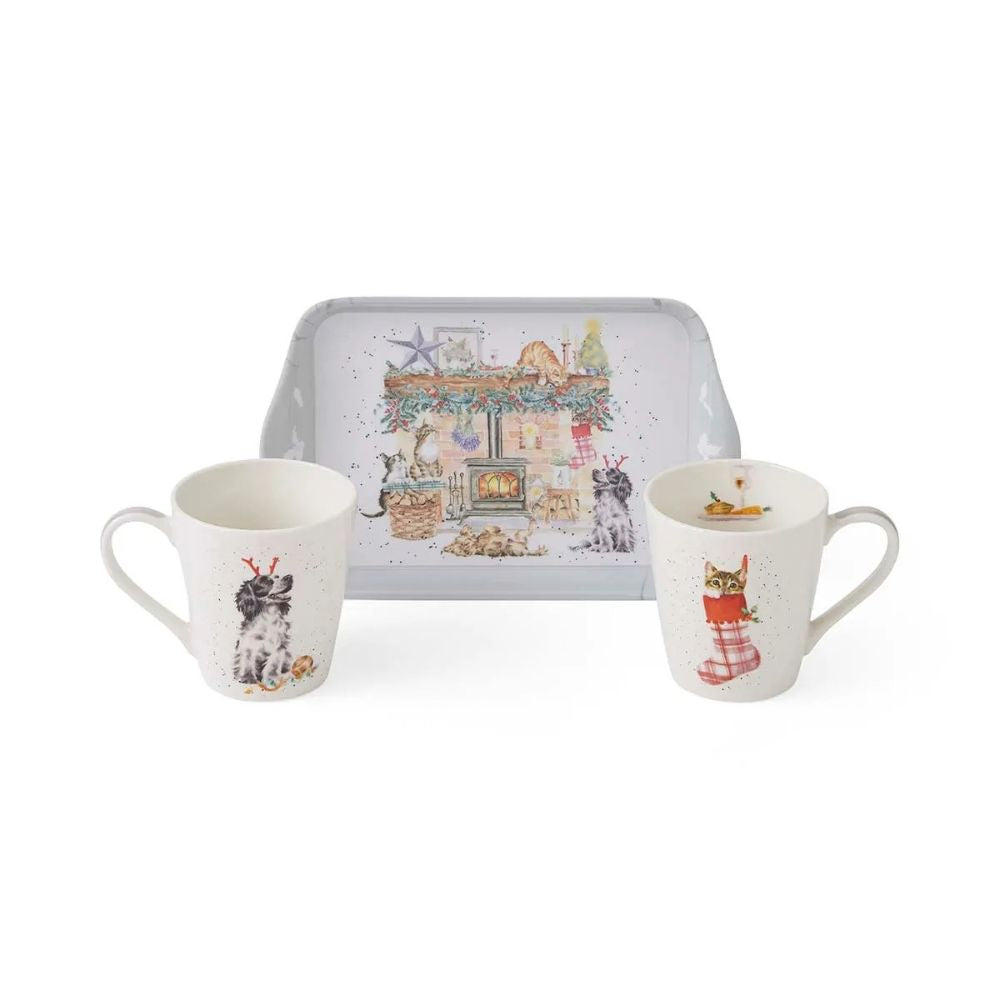 Wrendale Designs No Place Like Home Mug & Tray Set