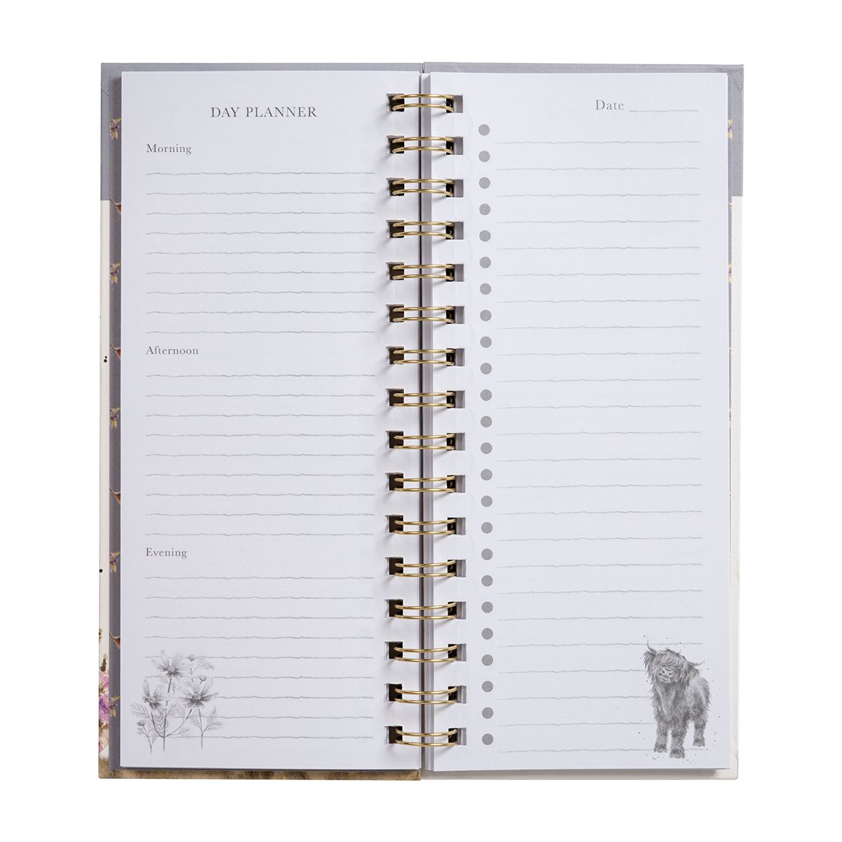 Wrendale 'Gentle Giant' Highland Cow To-Do Notebook