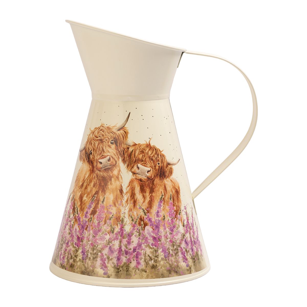 Wrendale 'Gentle Giants' Highland Cow Flower Jug