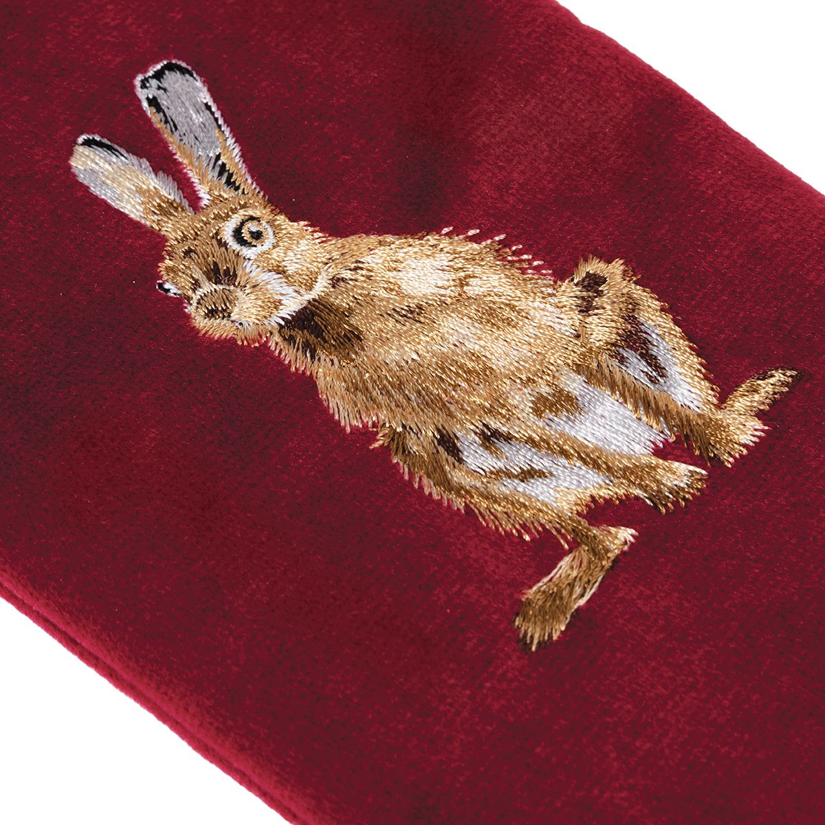 Wrendale 'Golden Hour' Hare Embroidered Glasses Pouch