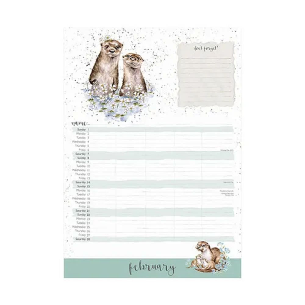 Wrendale 'The Country Set' 2026 Family Calendar