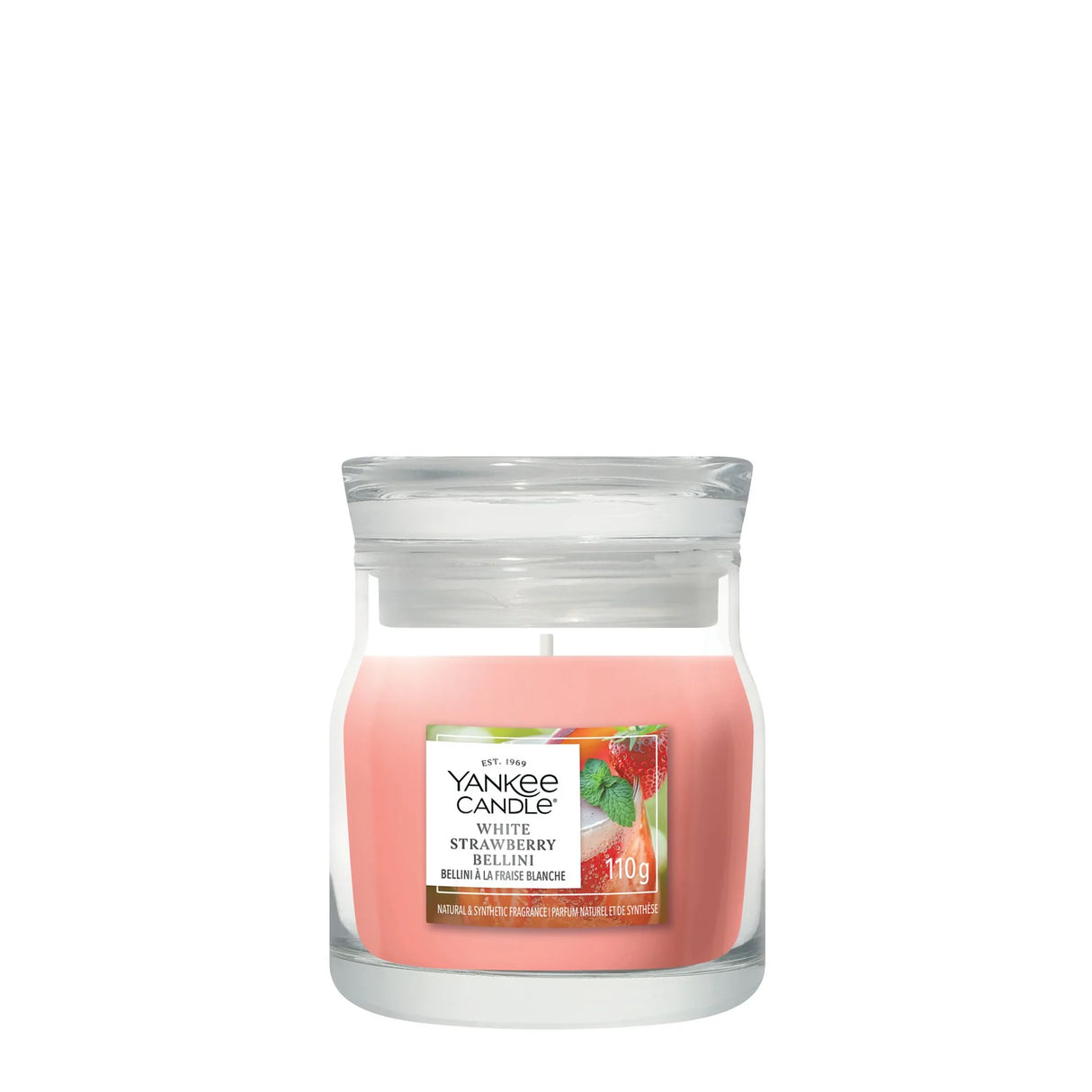 Yankee Candle 110g White Strawberry Bellini Small Jar Candle