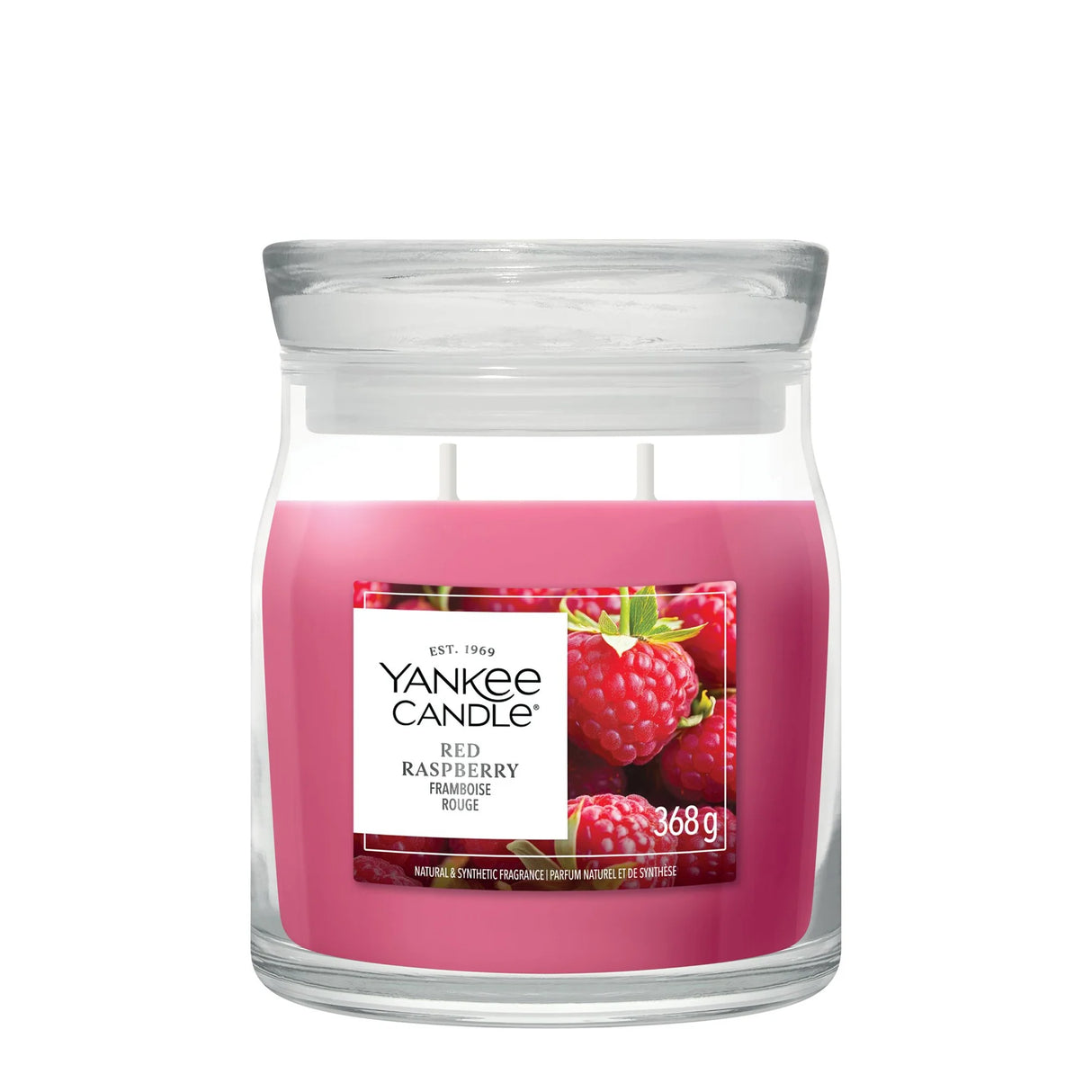 Yankee Candle 368g Red Raspberry Medium Jar Candle