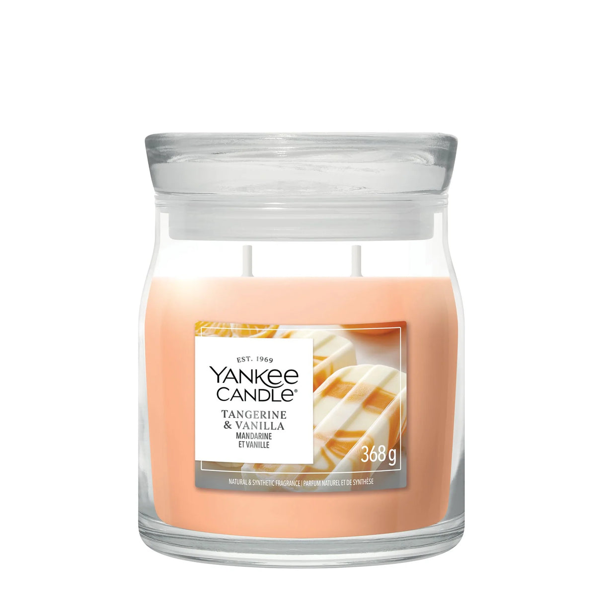 Yankee Candle 368g Tangerine & Vanilla Medium Jar Candle