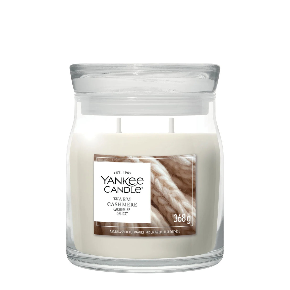 Yankee Candle 368g Warm Cashmere Medium Jar Candle