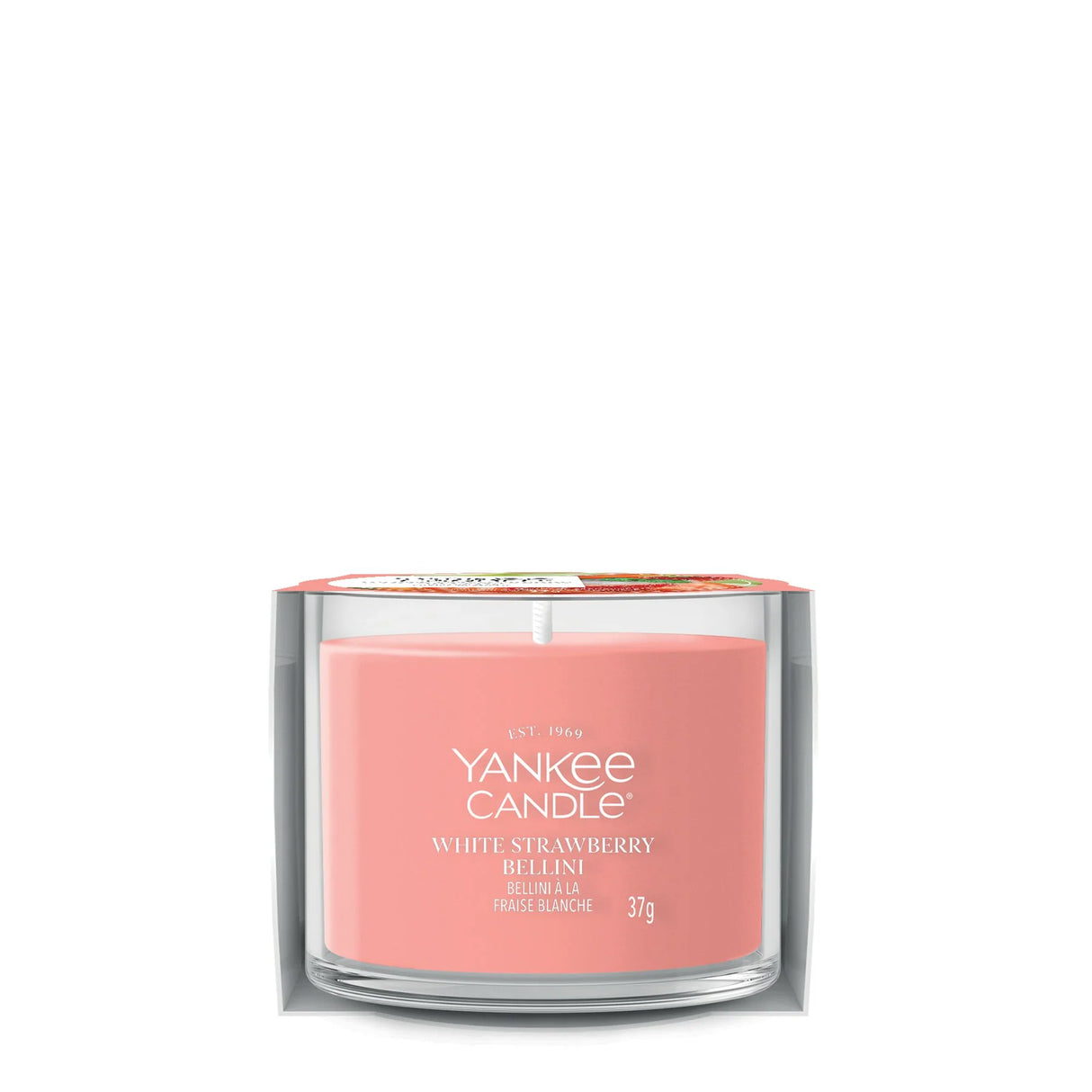 Yankee Candle 37g White Strawberry Bellini Votive Candle