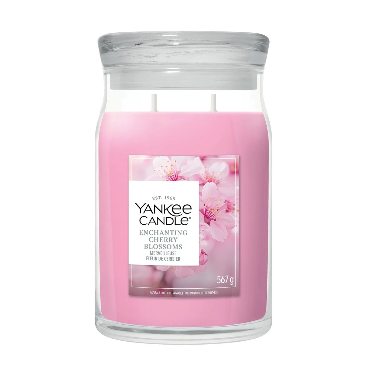 Yankee Candle 567g Enchanting Cherry Blossom Large Jar Candle