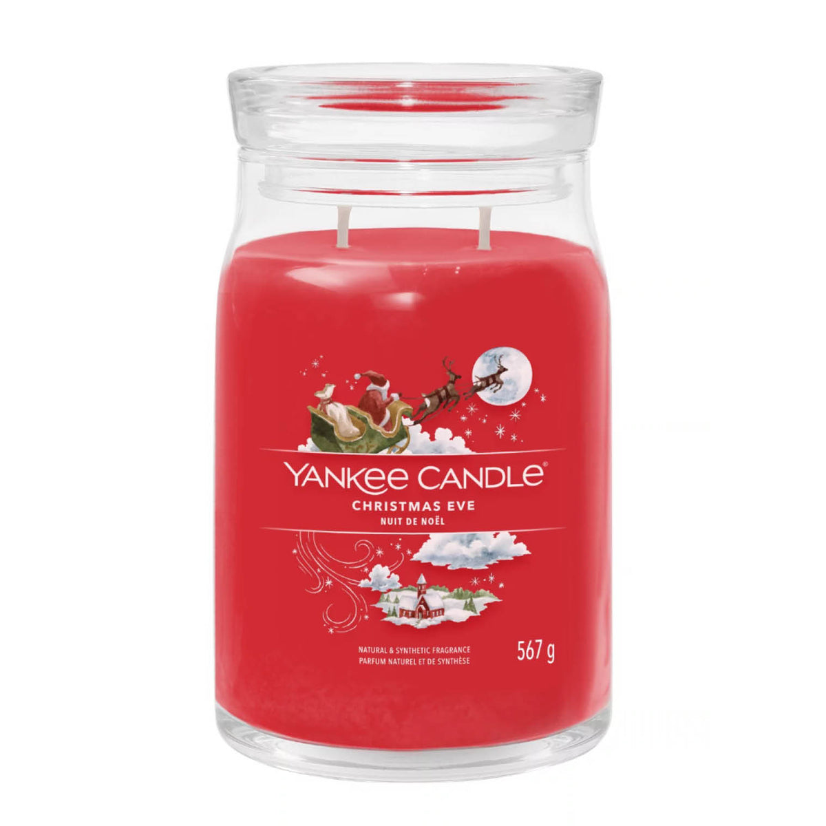 Yankee Candle 567g Christmas Eve Signature Jar Candle