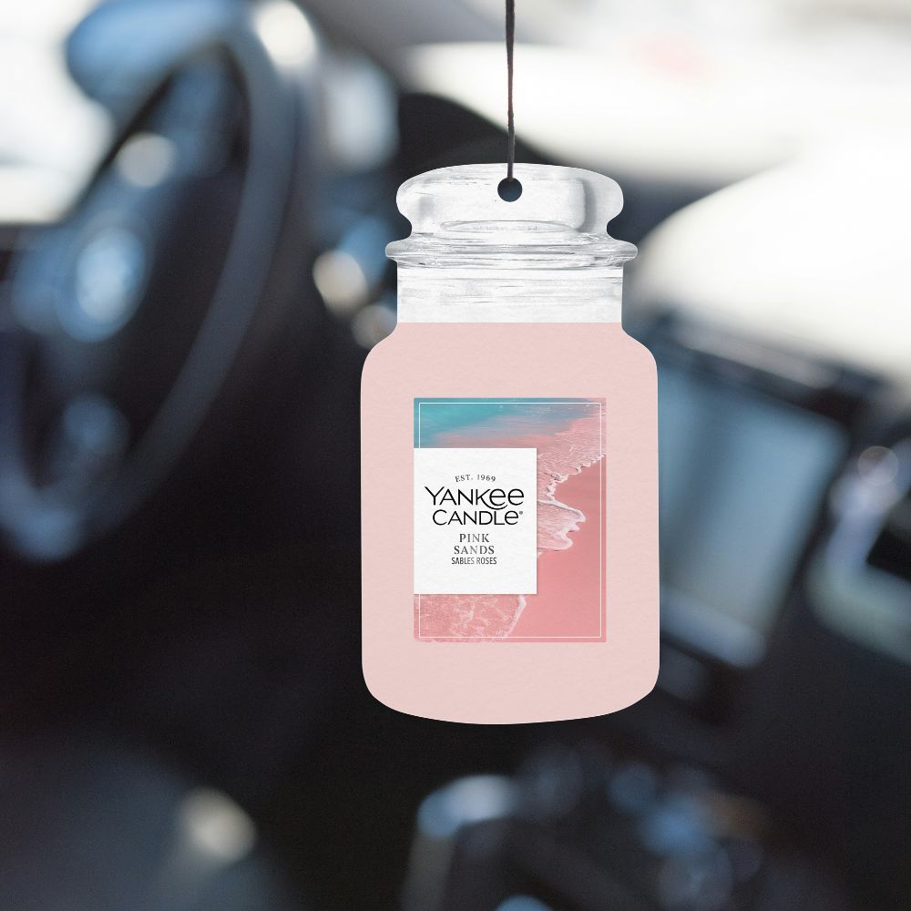 Yankee Candle Pink Sands Car Jar Air Freshener