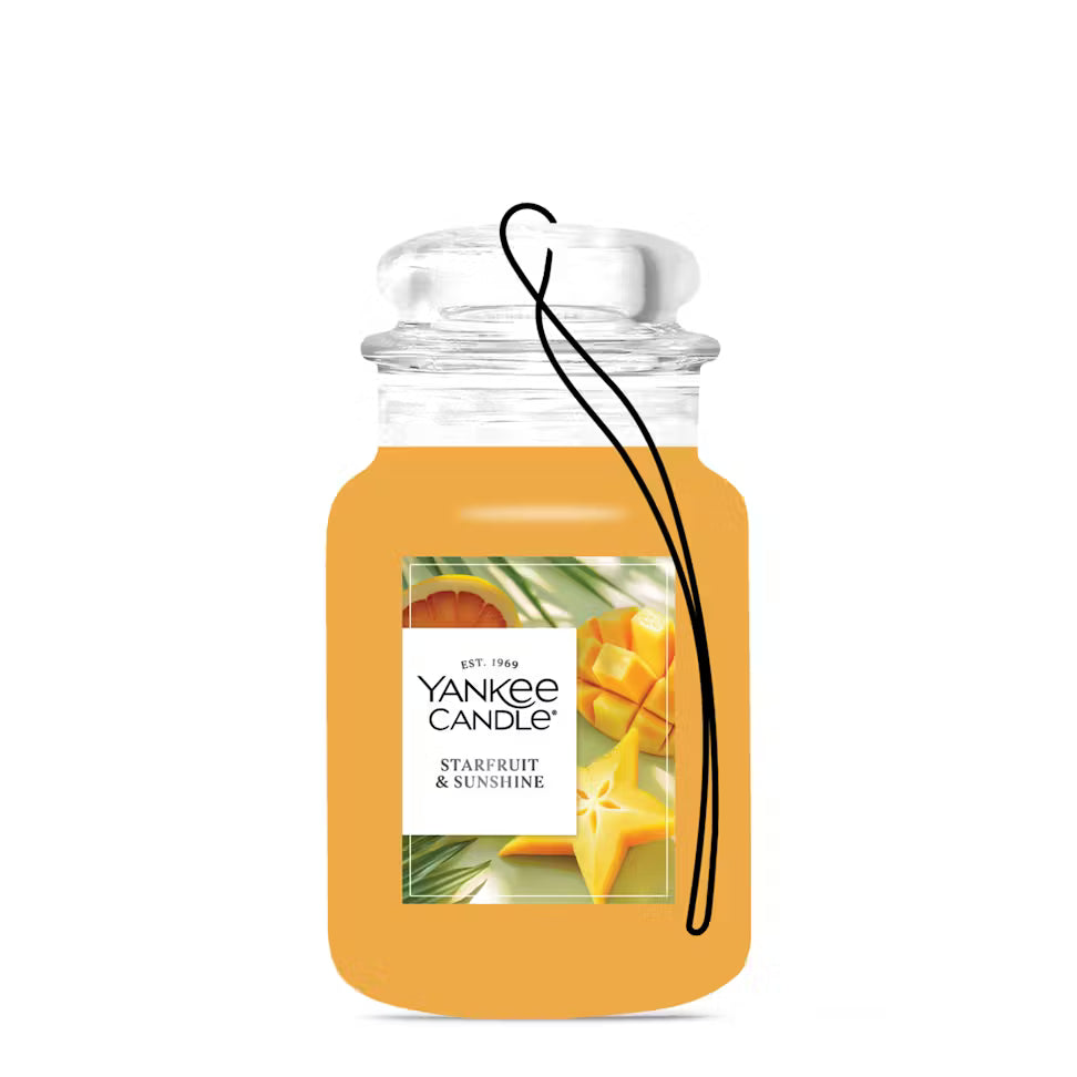 Yankee Candle Starfruit Sunshine Car Jar Airfreshener