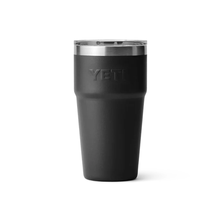 Yeti 591ml Black Rambler 20oz Single Stackable Cup - 70000003286 - Old Railway Line Garden Centre