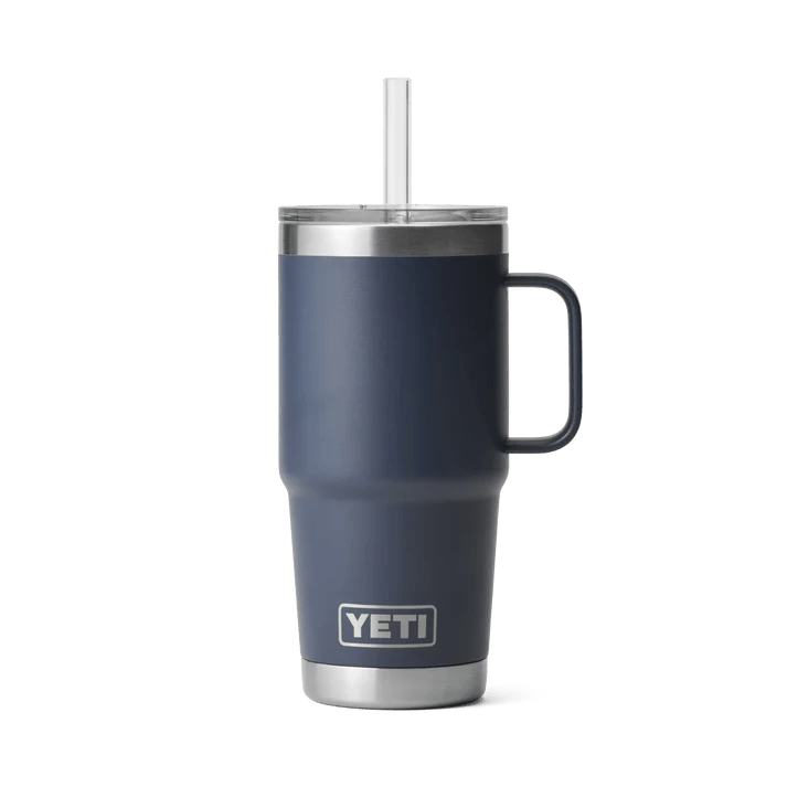 Yeti 739ml Navy 25oz Rambler Straw Mug - 70000001926 - Old Railway Line Garden Centre