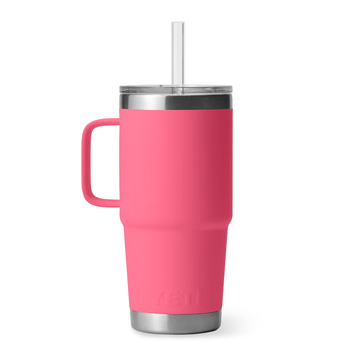 Yeti 739ml Tropical Pink 25oz Rambler Straw Bottle - 70000002872 - Old Railway Line Garden Centre
