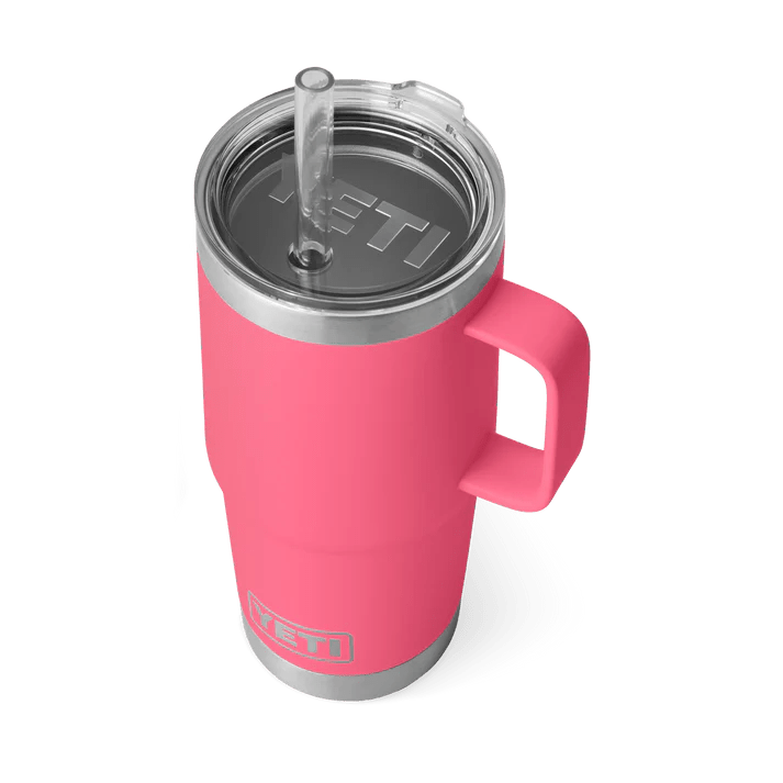 Yeti 739ml Tropical Pink 25oz Rambler Straw Bottle - 70000002872 - Old Railway Line Garden Centre