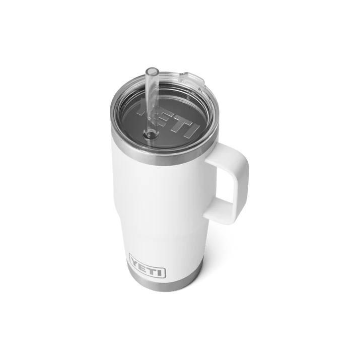 Yeti 739ml White 25oz Rambler Straw Bottle - 70000002295 - Old Railway Line Garden Centre