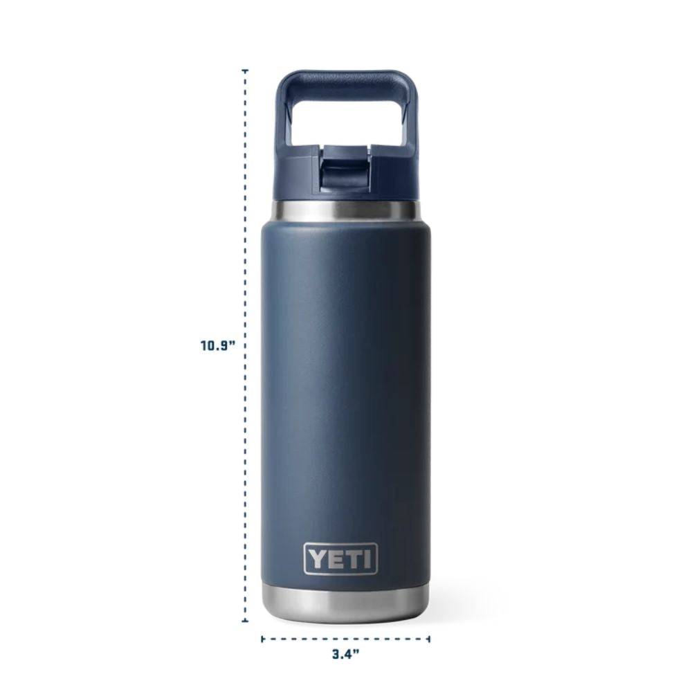 Yeti Rambler 26oz (769ml) Bottle with Colour-Matched Straw Cap - Ridgeline