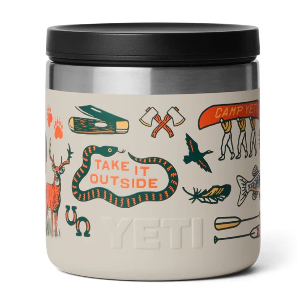 Yeti Rambler 8oz (237ml) Insulated Food Jar - Cape Summer Camp - Old Railway Line Garden Centre