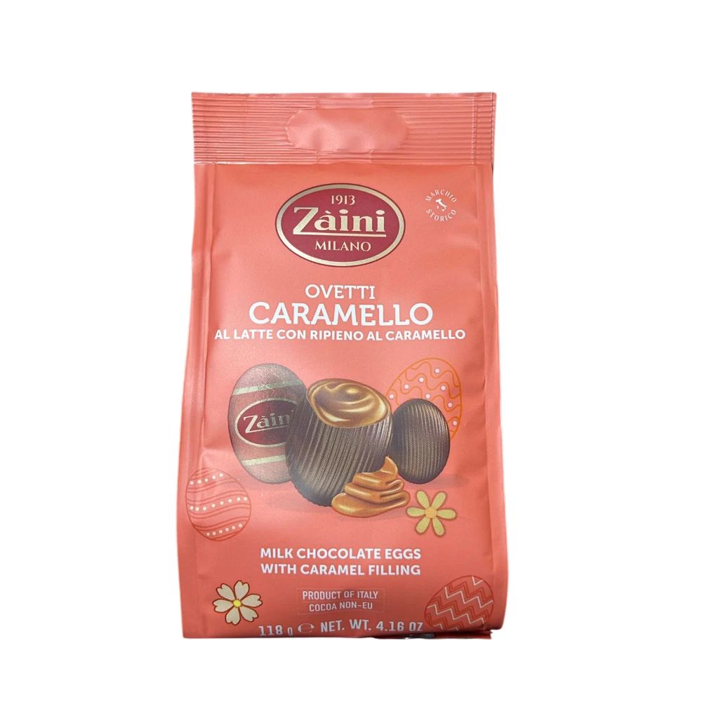 Zaini 118g Caramel Chocolate Eggs