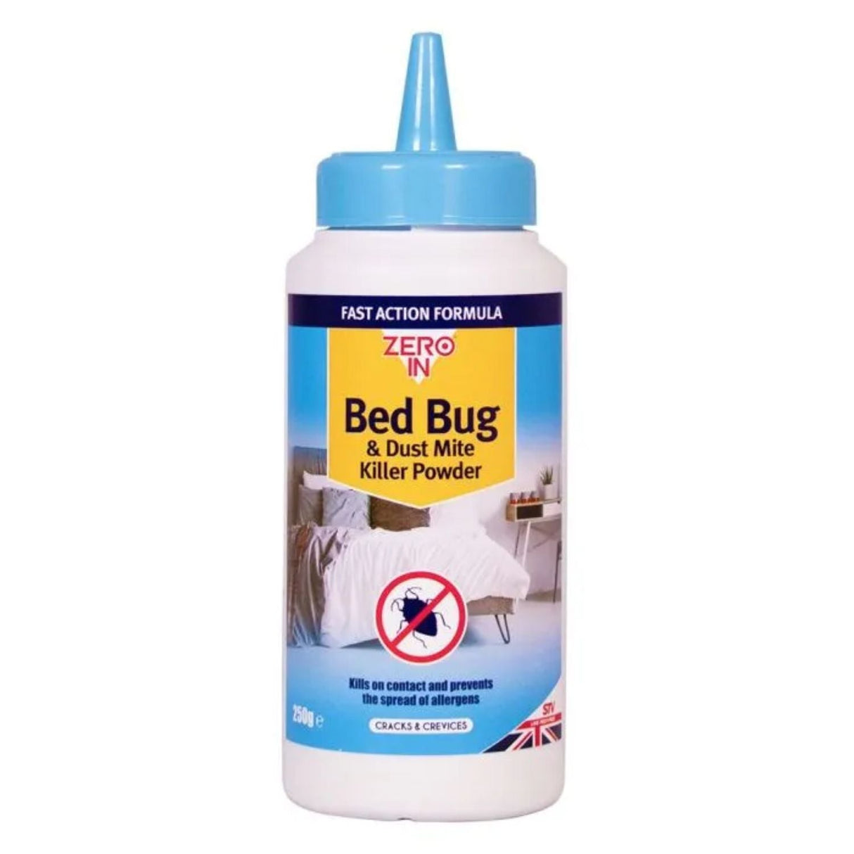 Zero In 250g Bed Bug & Dust Mite Killer Powder - Old Railway Line Garden Centre