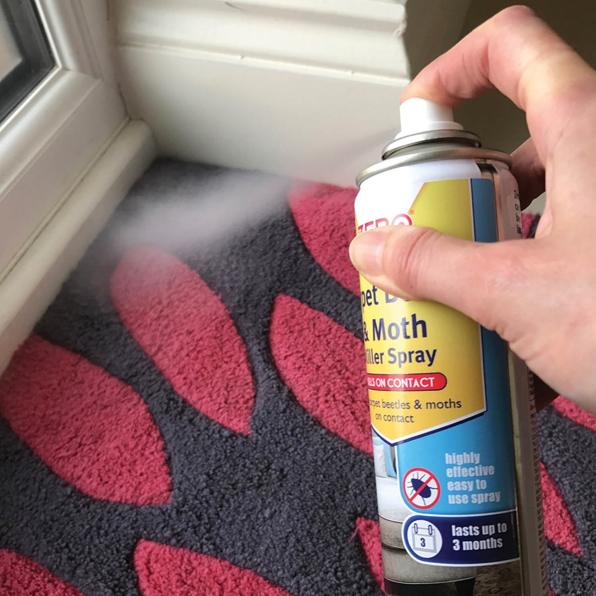 Zero In 300ml Carpet Beetle & Moth Killer Aerosol - Old Railway Line Garden Centre