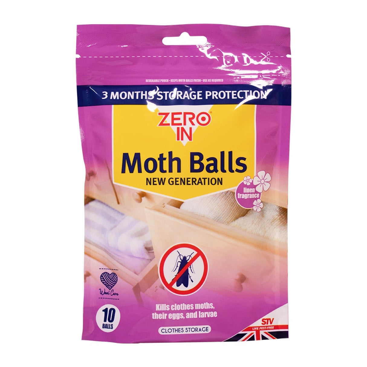 Zero In New Generation Moth Balls (10 Pack) - Old Railway Line Garden Centre