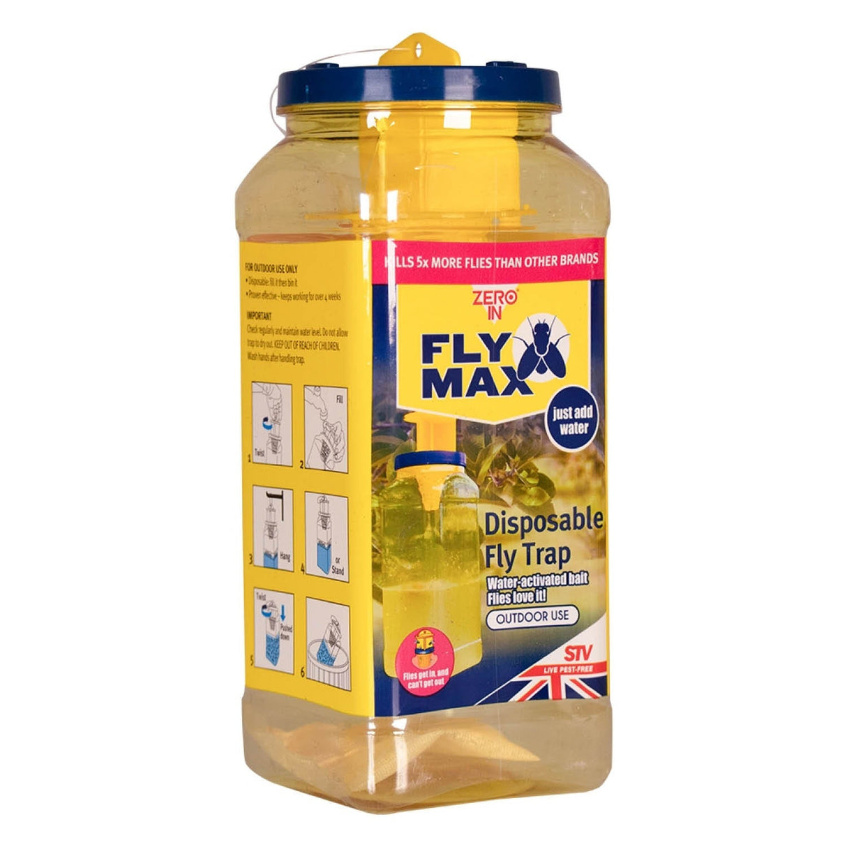 Zero In Ready - Baited Disposable Fly Trap - Old Railway Line Garden Centre