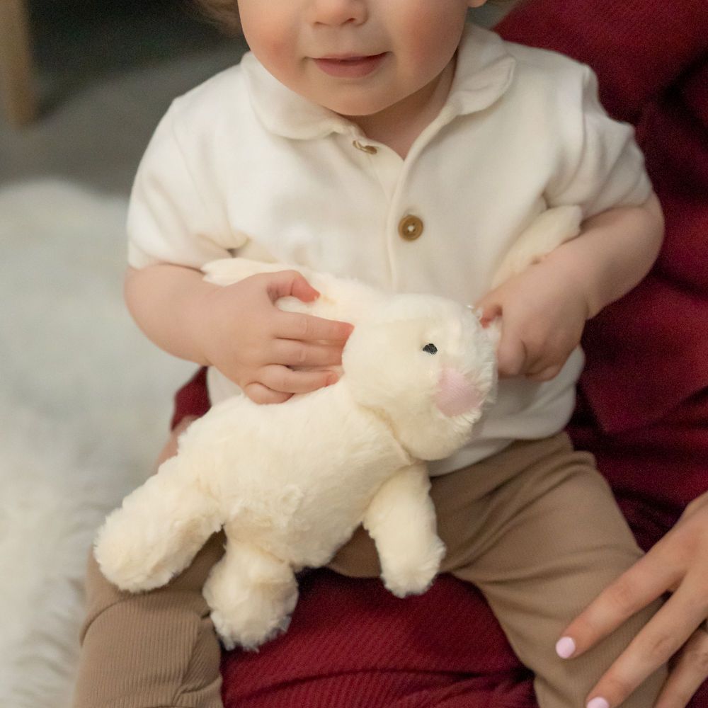 Ziggle Baby 17cm Cream Bunny Plush Toy - Old Railway Line Garden Centre