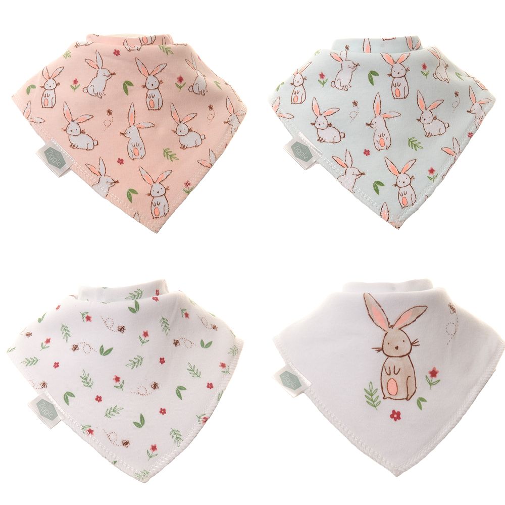 Ziggle Baby Bunnies Bib Set