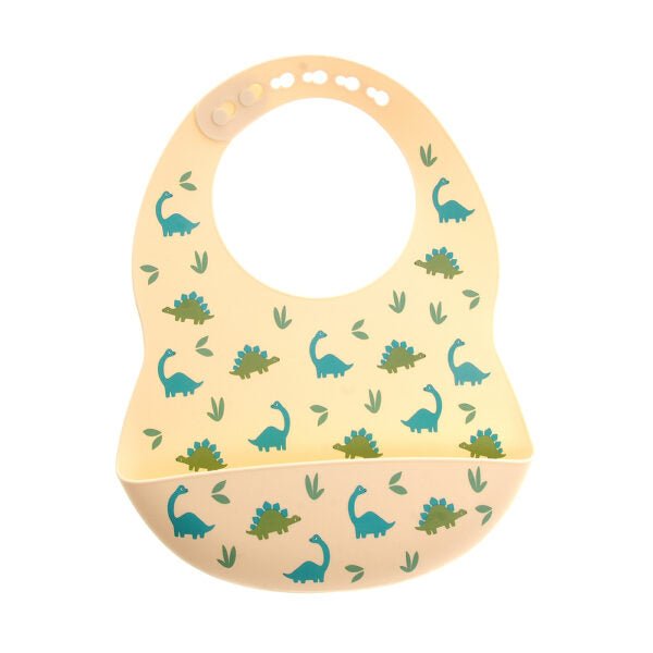 Ziggle Baby Catch It Silicone Bib Dinosaur - Old Railway Line Garden Centre