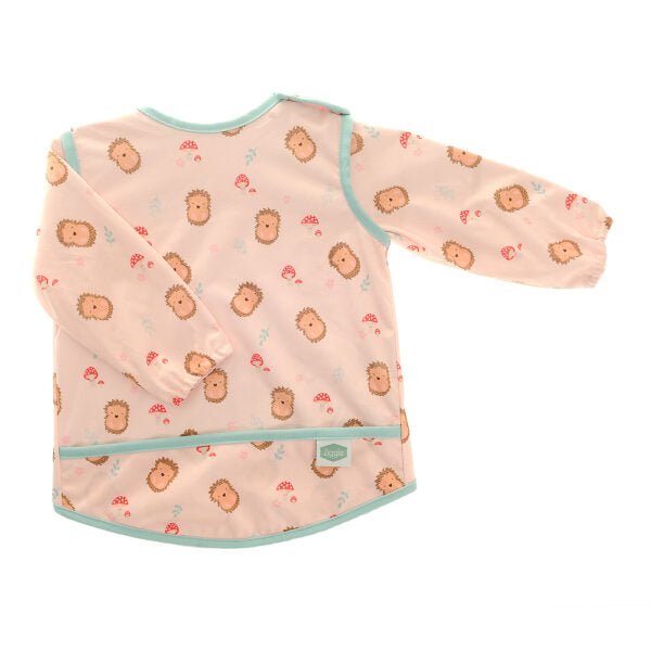 Ziggle Baby Coverall Feeding Bib Hedgehog - Old Railway Line Garden Centre