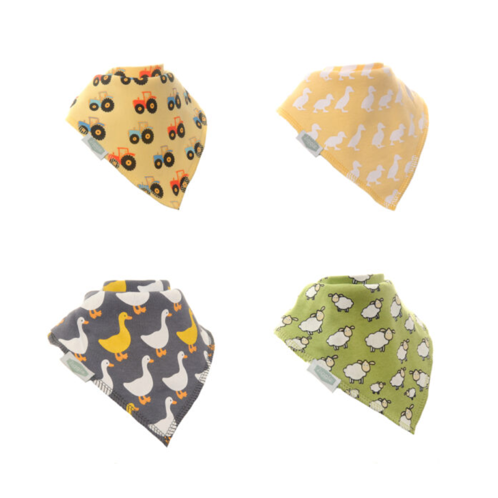 Ziggle Baby Farmyard Fun Bib Set