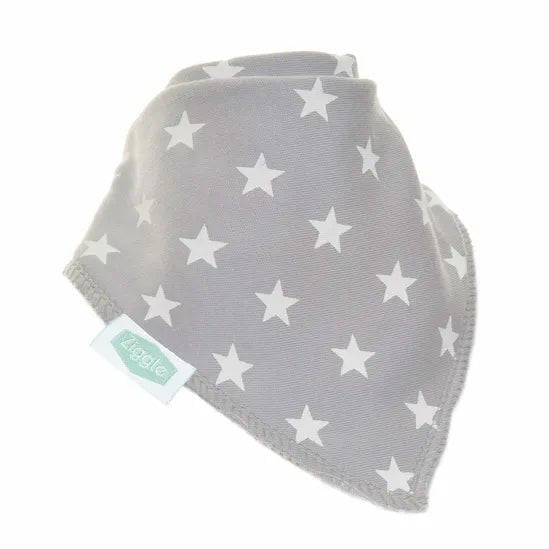 Ziggle Baby Grey and White Bib Set - Old Railway Line Garden Centre