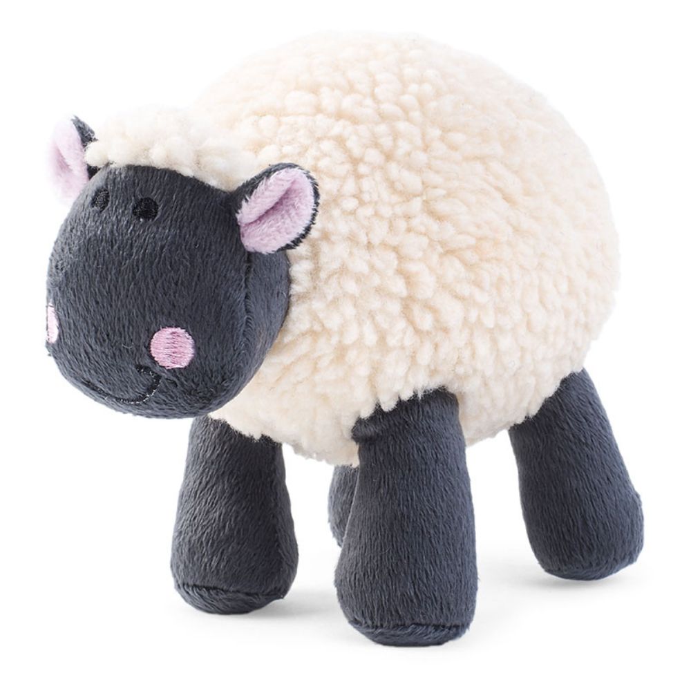 Zoon 14cm Wooly Lamb Push Dog Toy