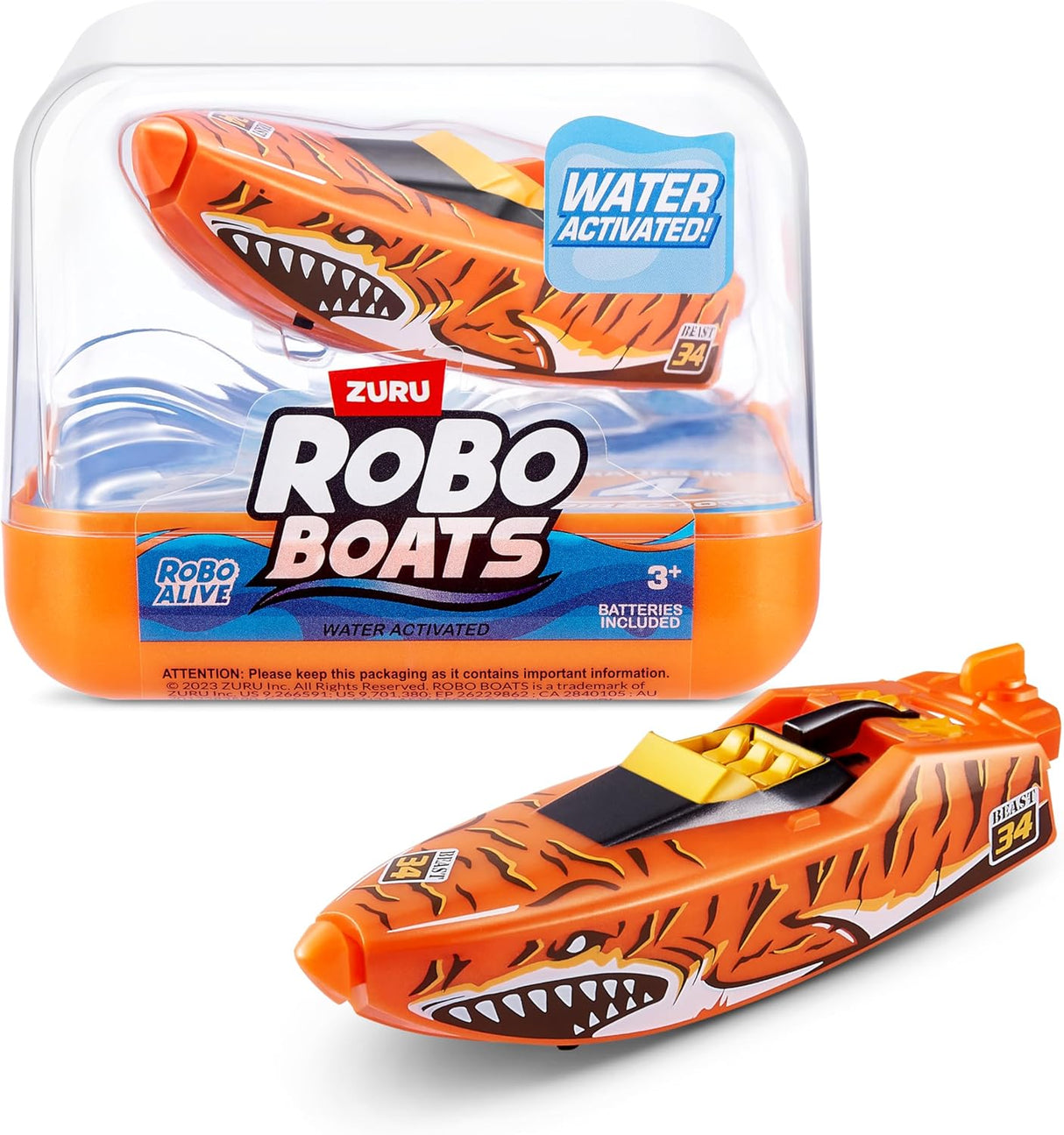 Zuru Robo Alive Robotic Shark Boats Series 1 (Choice of 4) - Old Railway Line Garden Centre