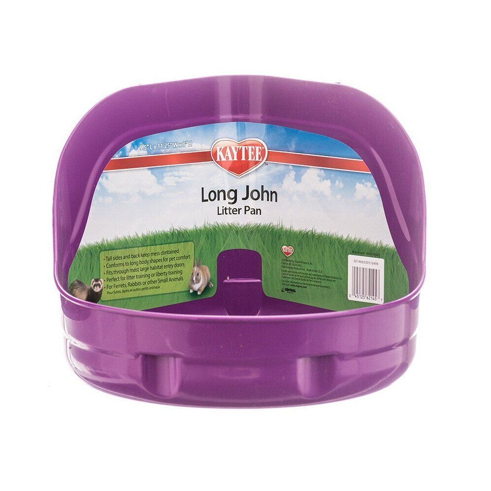 Kaytee Long John Hi Side Litter Tray Pan (Assorted Colours)
