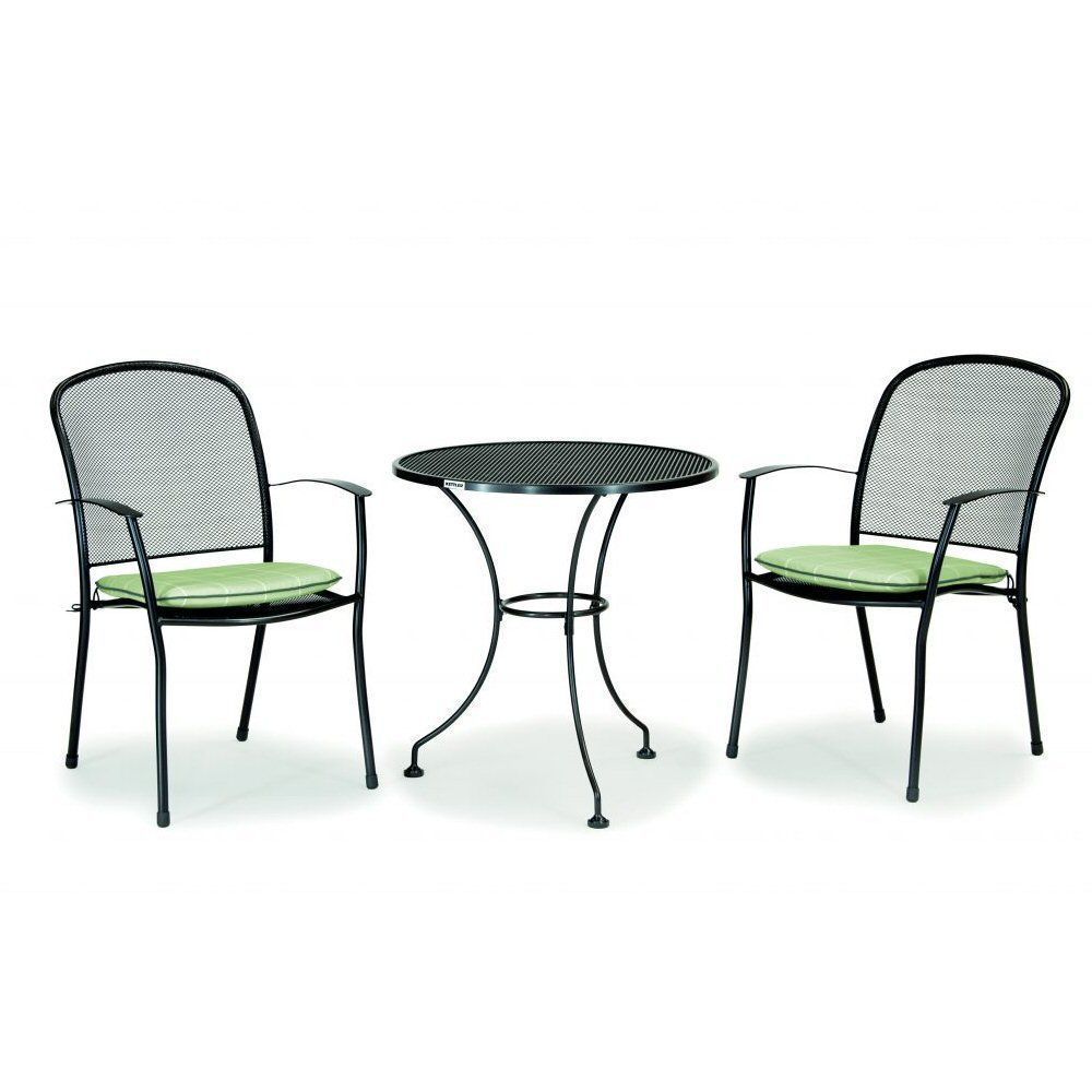 Kettler Caredo 2-Seater Metal Bistro Set - Sage