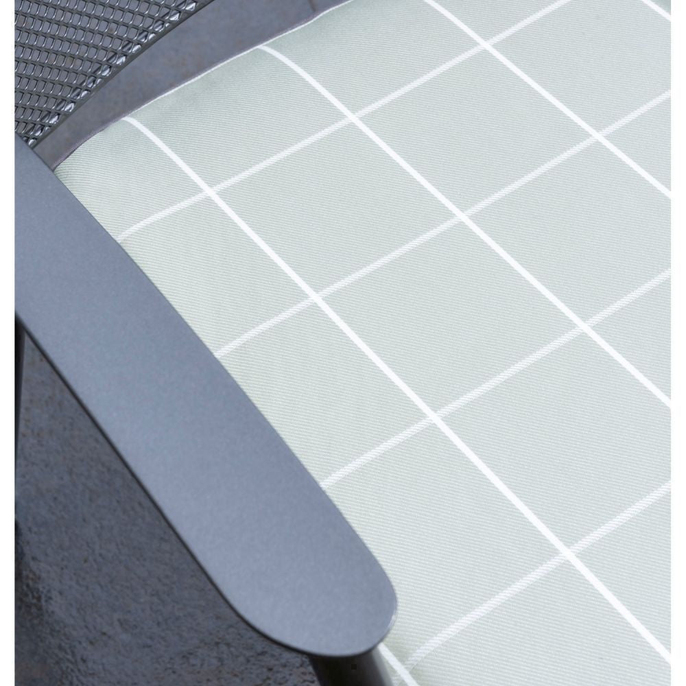 Kettler Caredo 4-Seater Metal Dining Set - Sage