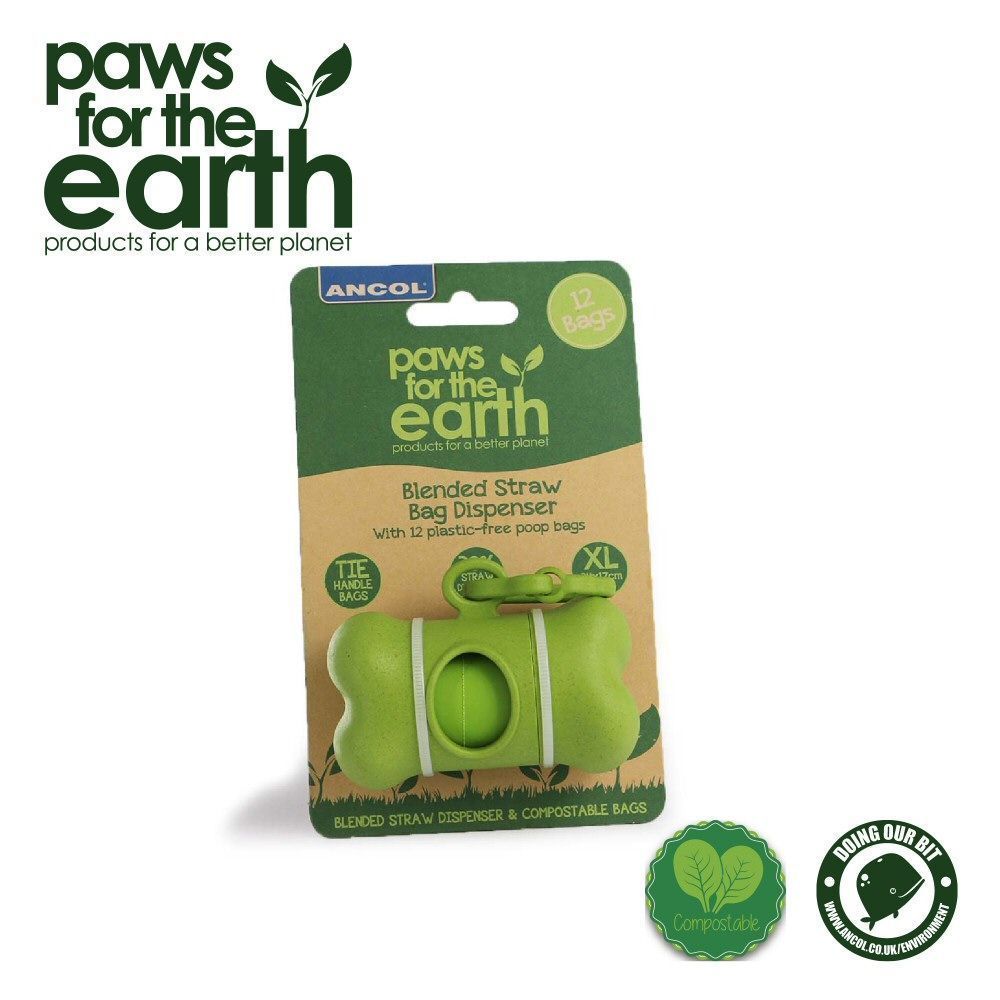 Ancol Paws for the Earth Eco-Friendly Dog Poop Bag Dispenser