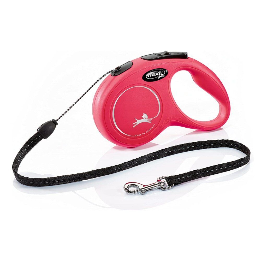 Flexi 5m Small Red New Classic Cord Retractable Dog Lead