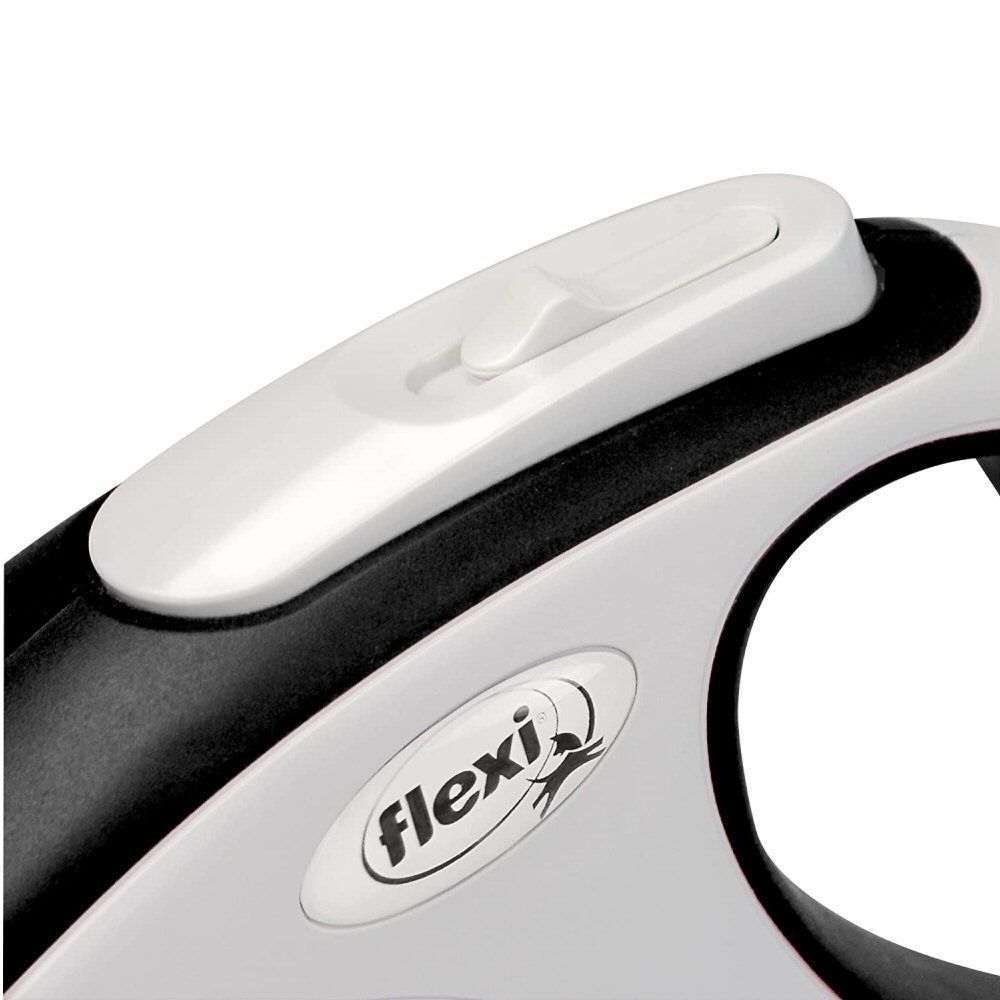Flexi Black New Comfort Tape Retractable Dog Lead