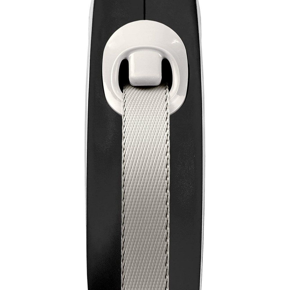 Flexi 8m Large Black New Comfort Tape Retractable Dog Lead