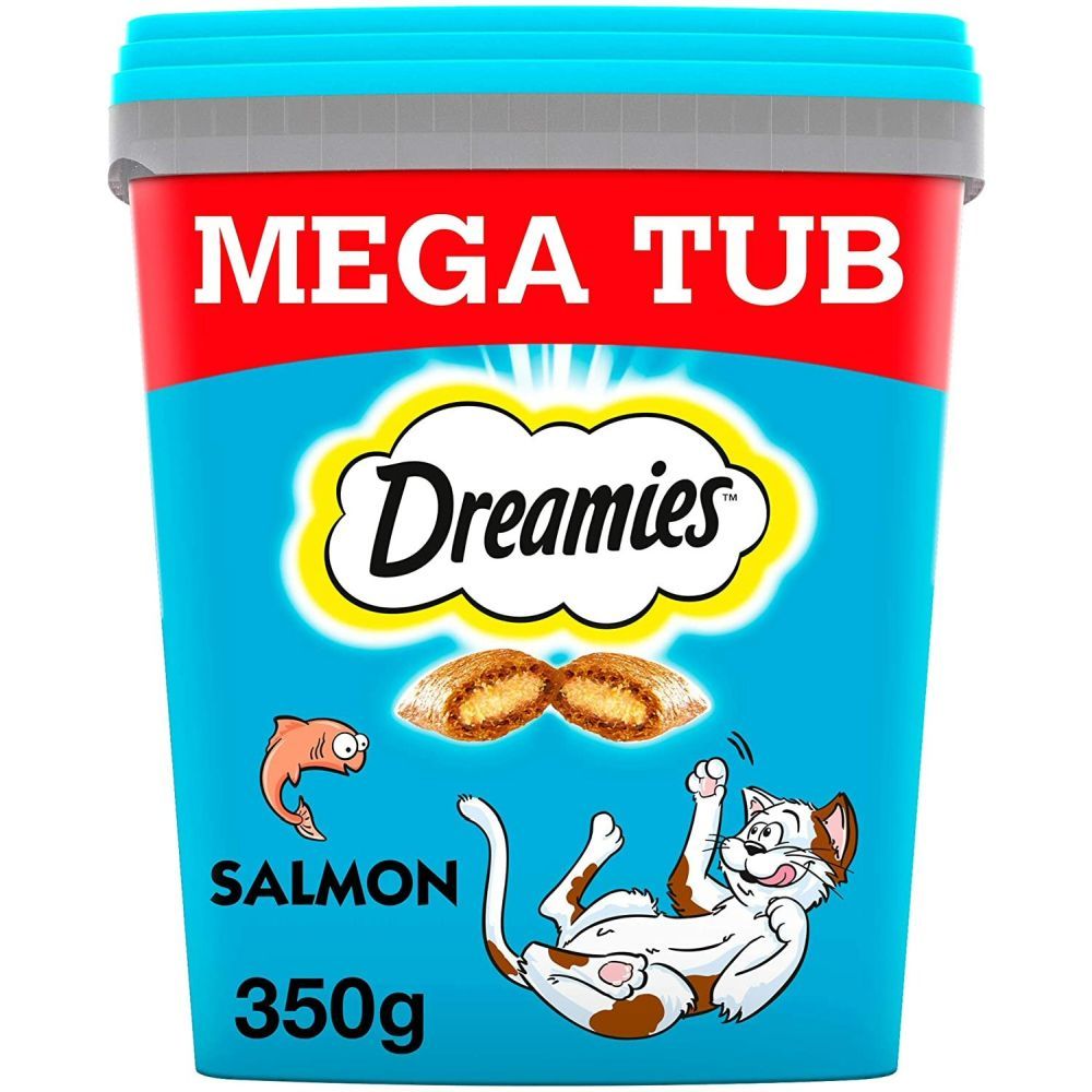 Dreamies 350g Salmon Mega Tub Cat Treats