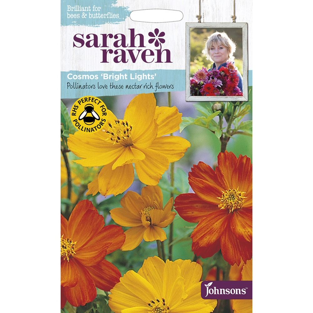 Sarah Raven Cosmos 'Bright Lights' Seeds Old Railway Line Garden Centre