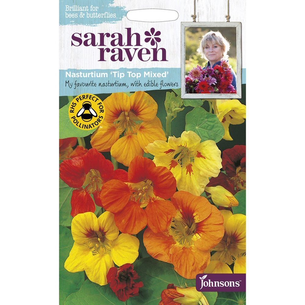 Sarah Raven Nasturtium 'Tip Top Mixed' Seeds