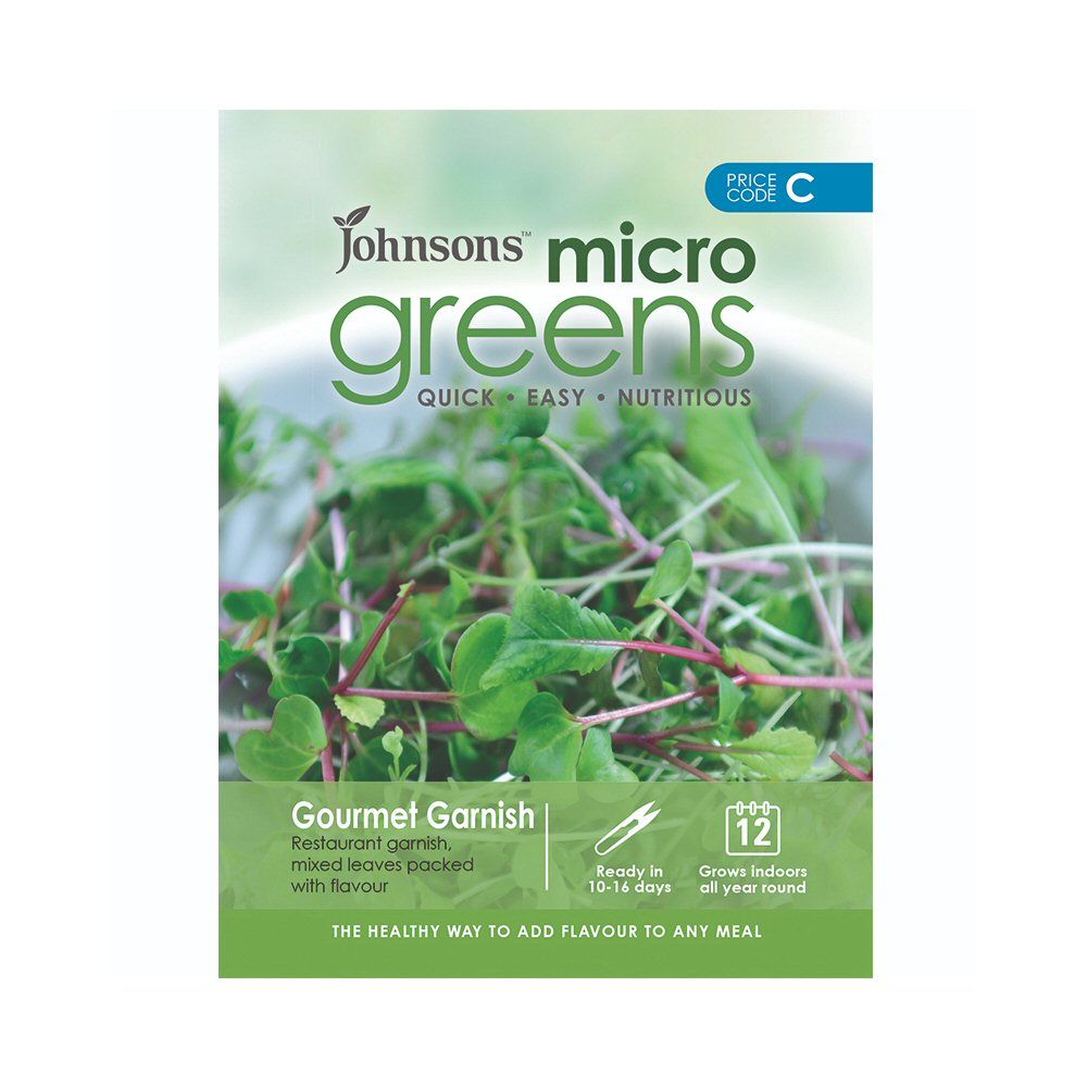 Johnson's Microgreens Gourmet Garnish Mixed Leaves Seeds