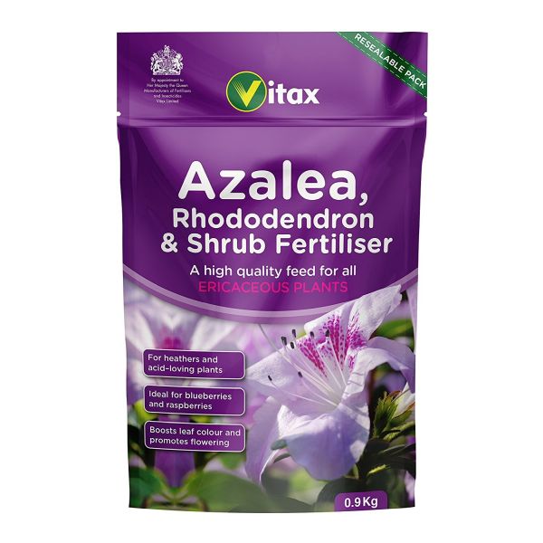 Vitax 0.9kg Azalea, Rhododendron & Shurb Fertiliser